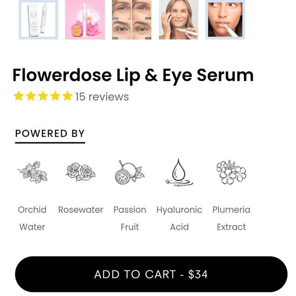 True + Luscious Flowerdose Plumping Lip and Eye Serum - Picture 12 of 12